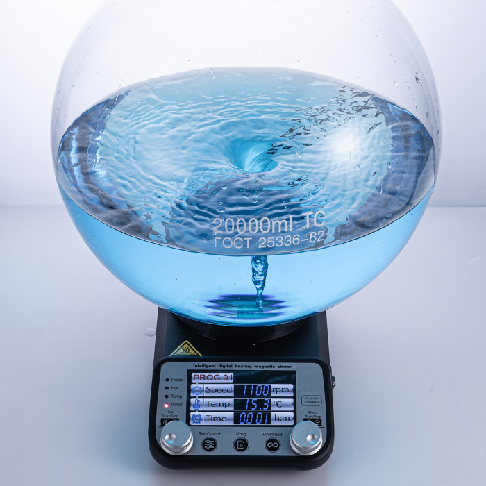 Магнитная мешалка с подогревом 20 л, умная, Лаборио TP-350+ с термодатчиком TP-350RP