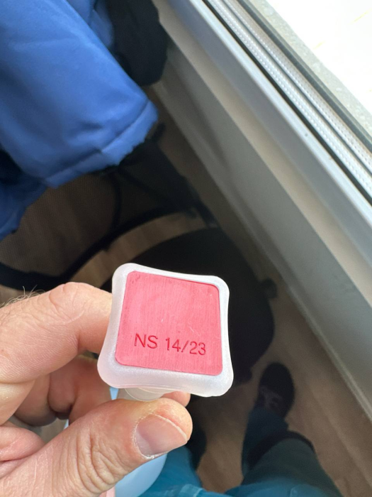 Колба мерная 100 мл, с пробкой, п/п, конус 14/23