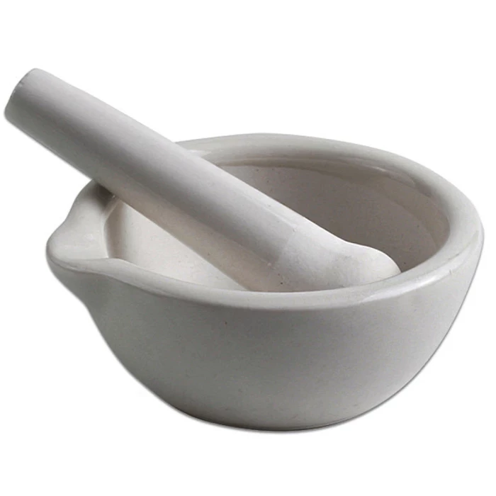 Ступка фарфоровая с пестиком 160 х 74 мм