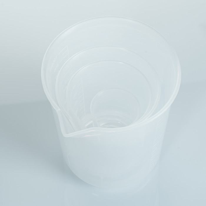 Набор п/п стаканов-мензурок с носиком и градуировкой, 1000 мл, 500 мл, 250 мл, 50 мл