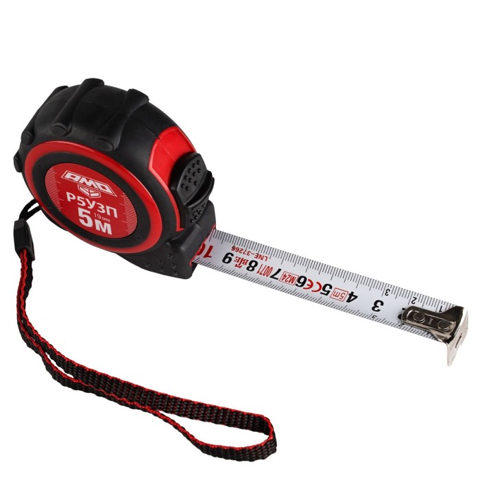 Рулетка измерительная AMO Р5У3П с калибровкой