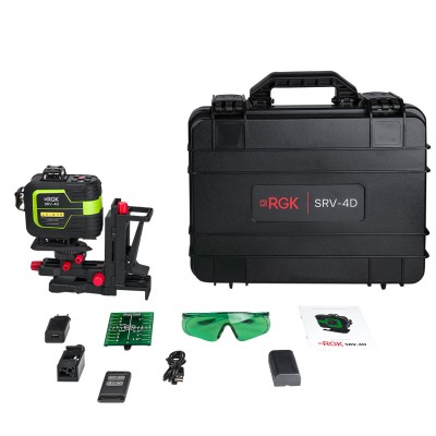 Лазерный уровень RGK SRV-4D с сервоприводом