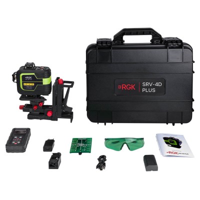 Лазерный уровень RGK SRV-4D PLUS с сервоприводом