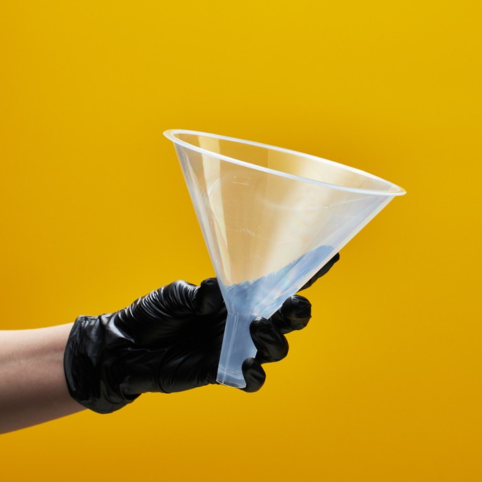 Воронка п/п 120 мм, короткий стебель, Лаборио