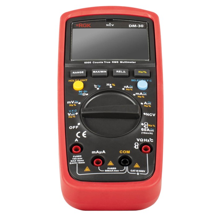 Мультиметр RGK DM-30 с поверкой