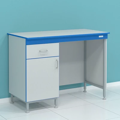 Стол пристенный однотумбовый с дверцей и ящиком серии "Стандарт" (высота 900 мм) СТ.СП1К.120.60.90 Н