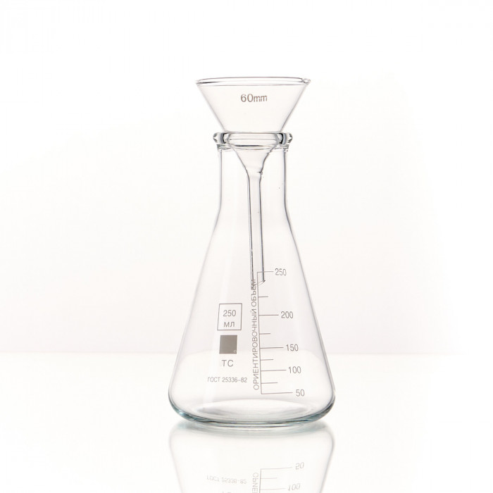 Воронка лабораторная В-60 мм, диаметр 60 мм ТС
