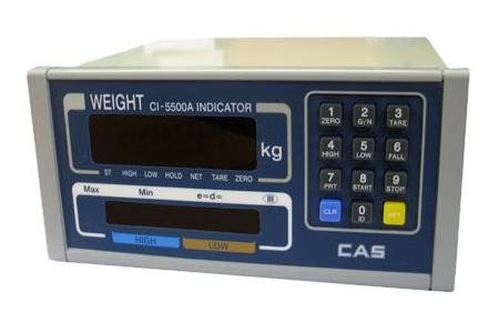 Платформенные весы - аксессуары и опции терминалы  - CAS CI-5500A