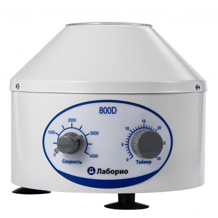 Центрифуга для пробирок 20 мл х 6 шт, 500-4000 об/мин, ускорение 1790 xg, мощность 25 W, Лаборио 800D