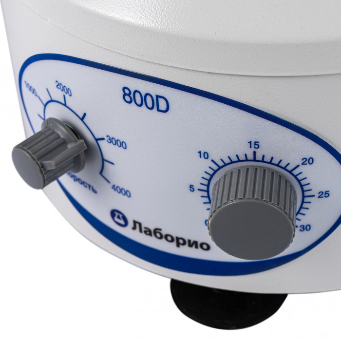 Центрифуга для пробирок 20 мл х 6 шт, 500-4000 об/мин, ускорение 1790 xg, мощность 25 W, Лаборио 800D