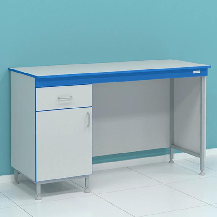 Стол пристенный однотумбовый с дверцей и ящиком серии "Стандарт" (высота 900 мм) СТ.СП1К.150.60.90 Л