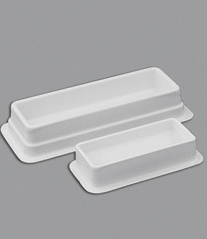 Ванночка для реактивов 60 мл, белая, п/с, уп. 5 шт.