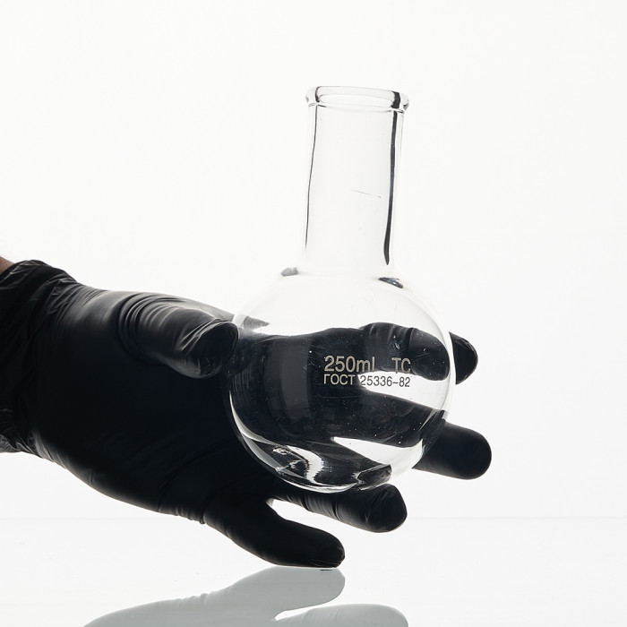 Колба плоскодонная с длинным горлом 250 мл, П-2-250 ТС