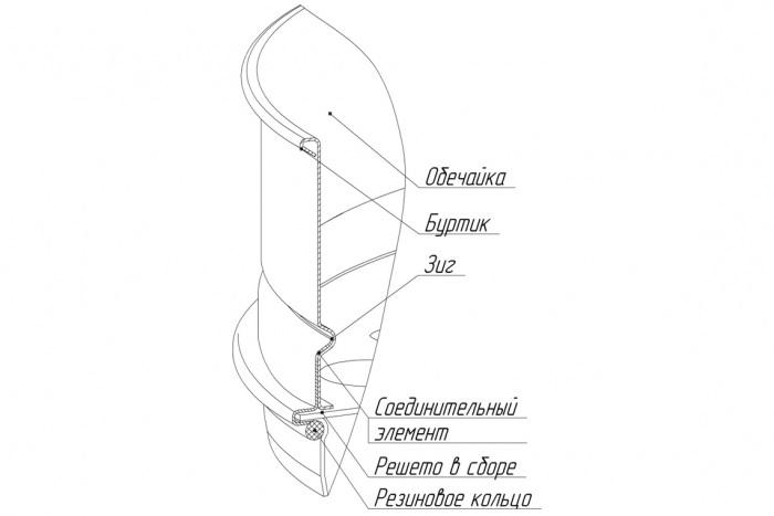 Сито контрольной точности С 20/50К диаметром 200мм, высотой 50мм