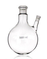Колба двугорлая 500 мл, КГУ-2-1-500-29/32-14/23 ТС