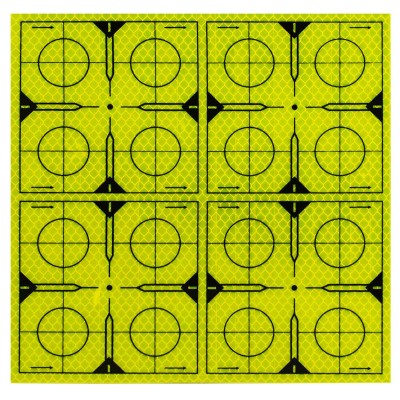 Отражатель пленочный RGK 90*90 мм (4 шт.) желтый