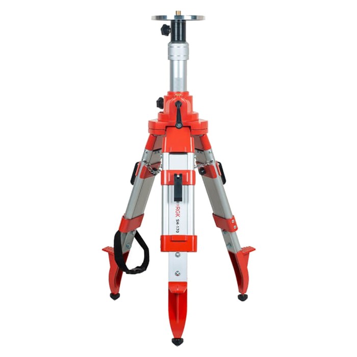 Комплект: ротационный нивелир RGK SP-610 с калибровкой + штатив RGK SH-170 рейка RGK LR-2