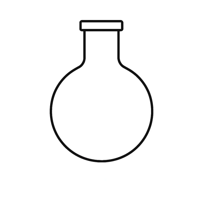 Колба круглодонная 250 мл, К-2-250-30 ТС короткая горловина