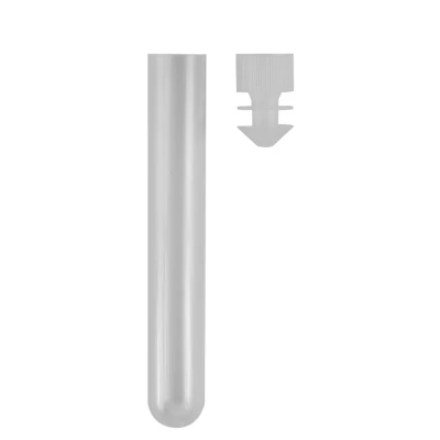 Пробирка цилиндрическая 5 мл 11.6 х 75 мм, с пробкой, без делений, п/п, уп. 500 шт.