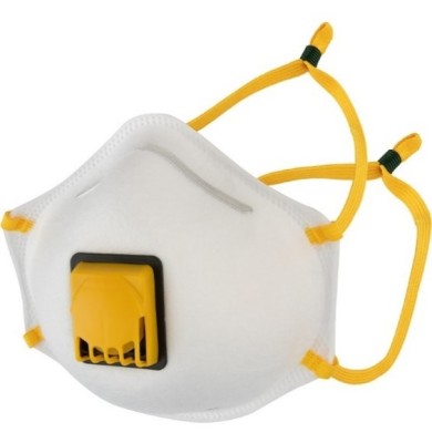 JM-7612 Полумаска противоаэрозольная с клапаном, чашеобразная