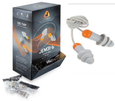 JEM31-b Беруши противошумные многоразовые силиконовые Sonido Max 33 дБ без бокса