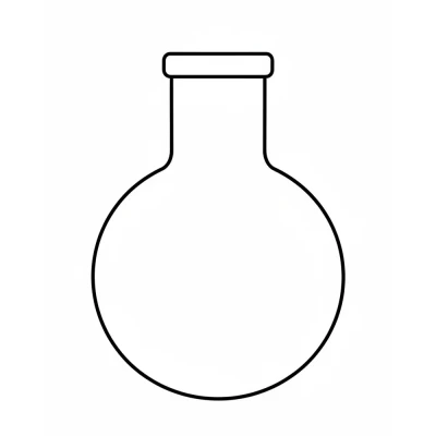 Колба круглодонная 1000 мл, К-2-1000-45 ТС короткая горловина