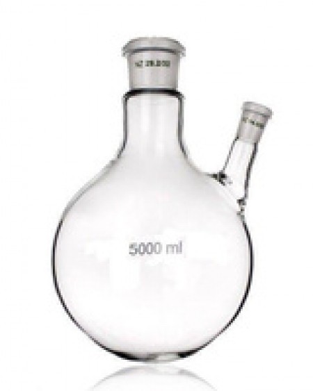 Колба двугорлая 500 мл, КГУ-2-1-500-29/32-19/26 ТС