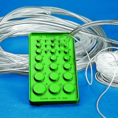 Трафарет для определения внешних и внутренних диаметров шлангов от 1 до 25 мм, Kartell