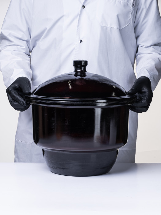 Эксикатор без крана 2-300 мм, темное стекло