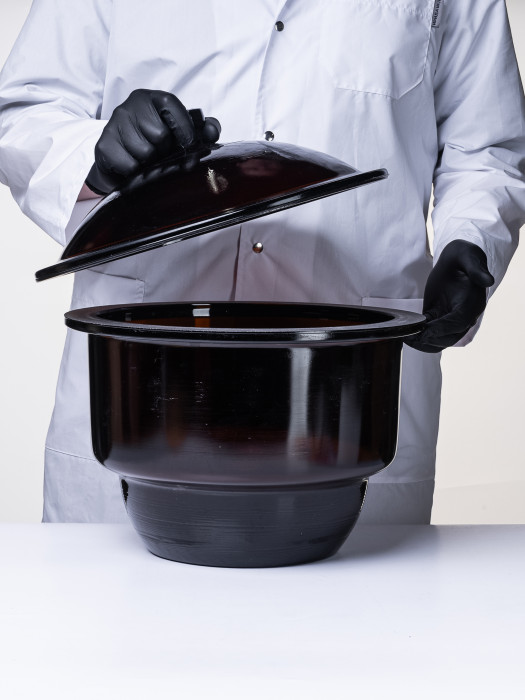 Эксикатор без крана 2-300 мм, темное стекло