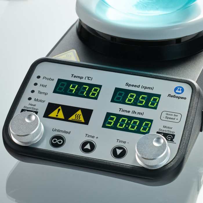 Магнитная мешалка с подогревом 20 л, Лаборио TP-350E+