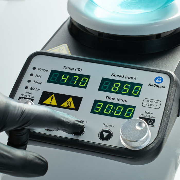 Магнитная мешалка с подогревом 20 л, Лаборио TP-350E+