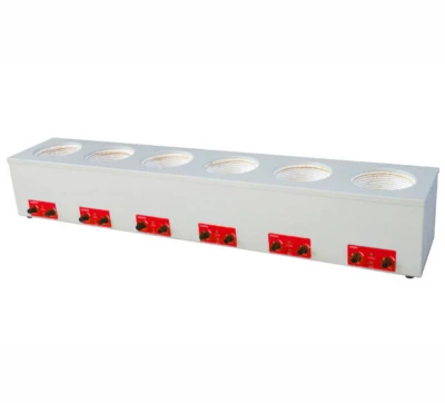 Колбонагреватель аналоговый шестиместный с перемешиванием HMF-602S Optimum, 250 мл