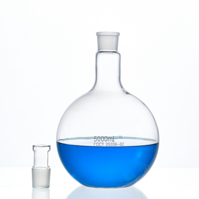 Колба плоскодонная 5000 мл, П-1-5000-29/32 ТС