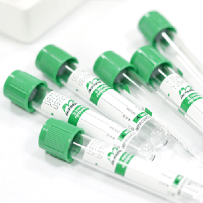 Вакуумные пробирки с гепарином лития Improvacuter 2 мл 13×75 мм для плазмы