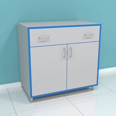 Тумба с дверцей и ящиком для лабораторных столов ПР.ТК.85