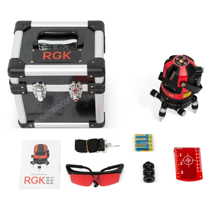 Лазерный уровень RGK UL-21 MAX с калибровкой