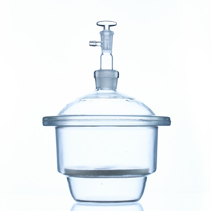 Эксикатор вакуумный с краном 1-400 мм, светлое стекло