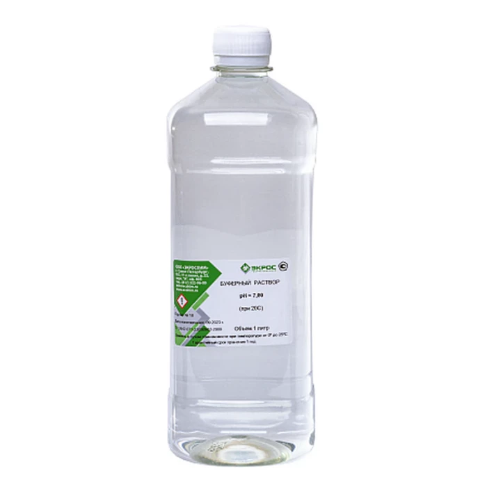 Буферный раствор 1000 мл, рН = 7.00 прозрачный, ТУ 2642-071-23050963-2009