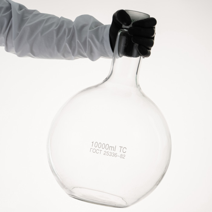Колба плоскодонная 10000 мл, П-1-10000-45/40 ТС