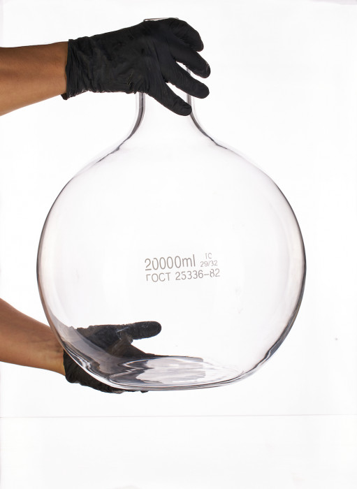 Колба плоскодонная 20000 мл, П-1-20000-29/32 ТС