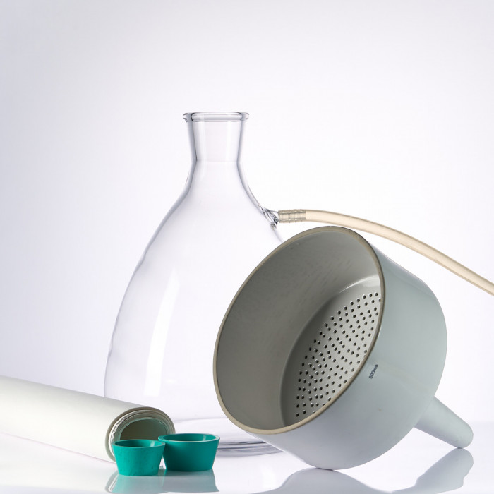 Набор для вакуумного фильтрования на 20000 мл (Бунзена 20000 мл, Бюхнера 300 мм, фильтровальная бумага 52 х 60 см, трубка 2 метра 12 мм)