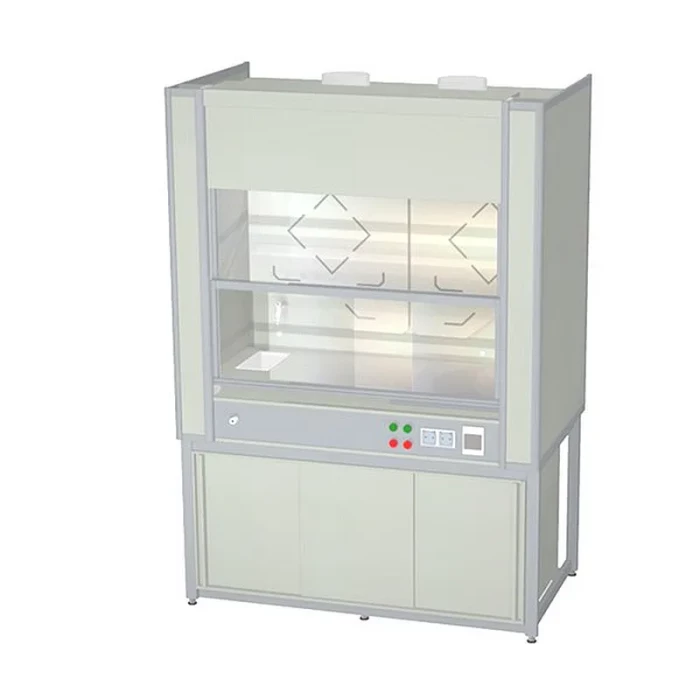 Вытяжной шкаф с дренажной системой для выпаривания кислот ПП.ШВВК.153