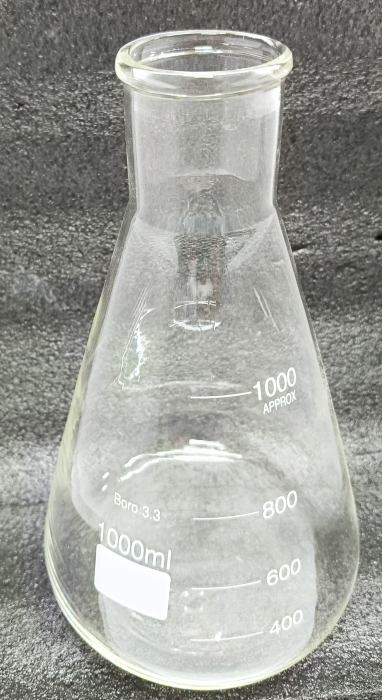 Колба коническая 1000 мл, стекло МКС-1000