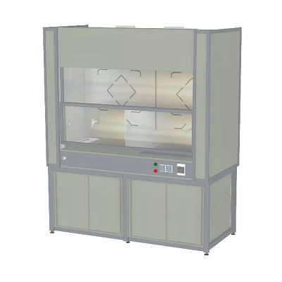 Вытяжной шкаф с дренажной системой для выпаривания кислот ПП.ШВВК.183