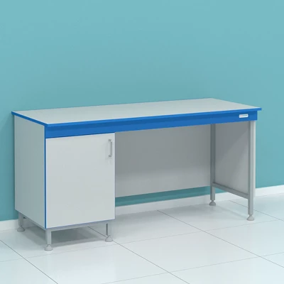 Стол пристенный однотумбовый с дверцей серии "Стандарт" (высота 750 мм) СТ.СП1Д.150.60.75 Н