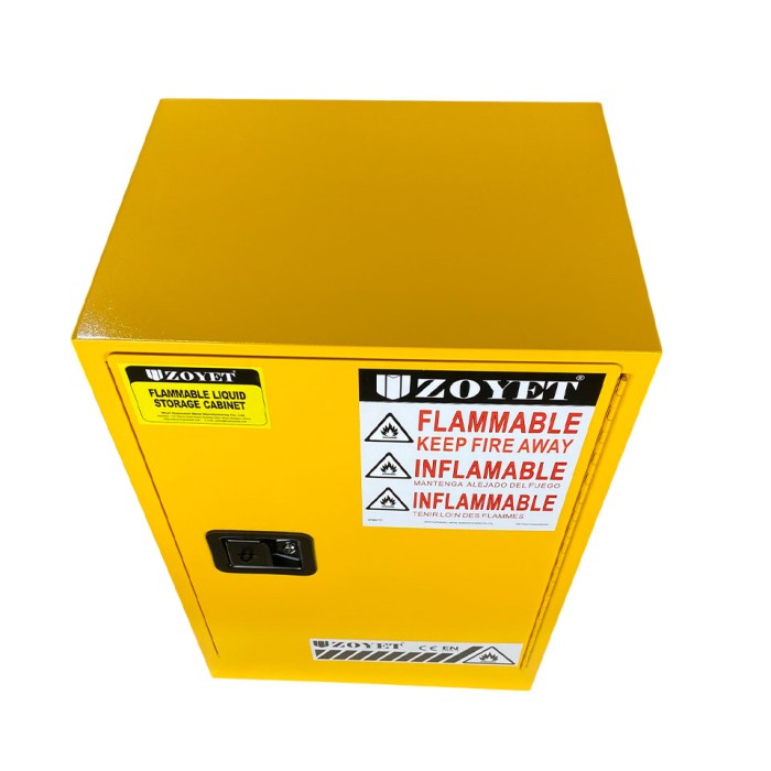 Металлический шкаф для хранения ЛВЖ 45 л (590×460×890 мм)