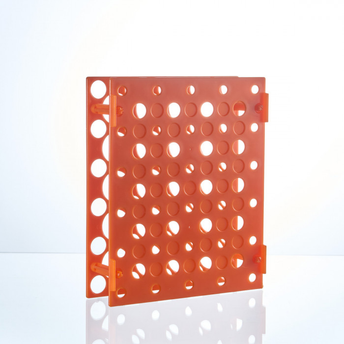 Штатив для пробирок 15 мл и 50 мл, АБС-пластик, оранжевый,Greetmed