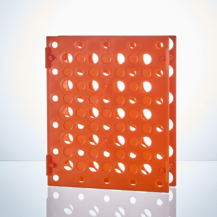 Штатив для пробирок 15 мл и 50 мл, АБС-пластик, оранжевый,Greetmed