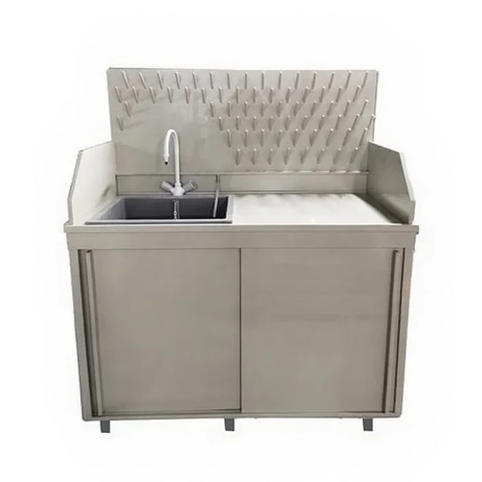 Мойка лабораторная ПП.МЛП.130.60.90 с корпусом и раковиной из полипропилена